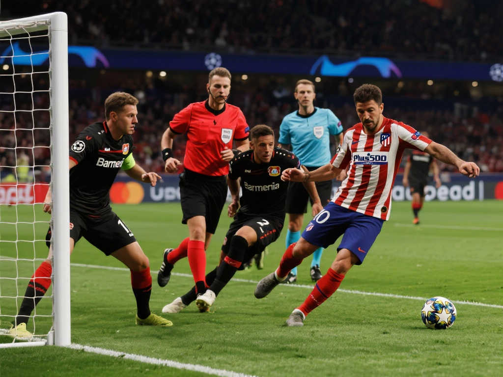 【欧冠】小蜘蛛梅开二度，10人马竞险胜10人勒沃库森2-1